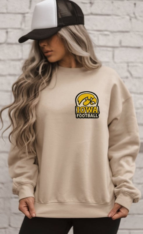 Iowa Latch Work Graphic Crewneck Sweatshirt