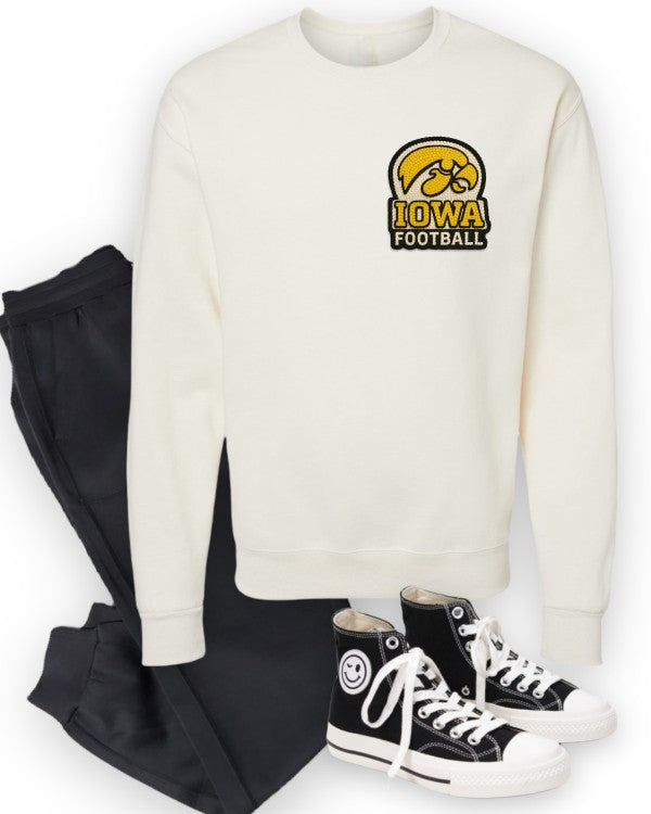 Iowa Latch Work Graphic Crewneck Sweatshirt