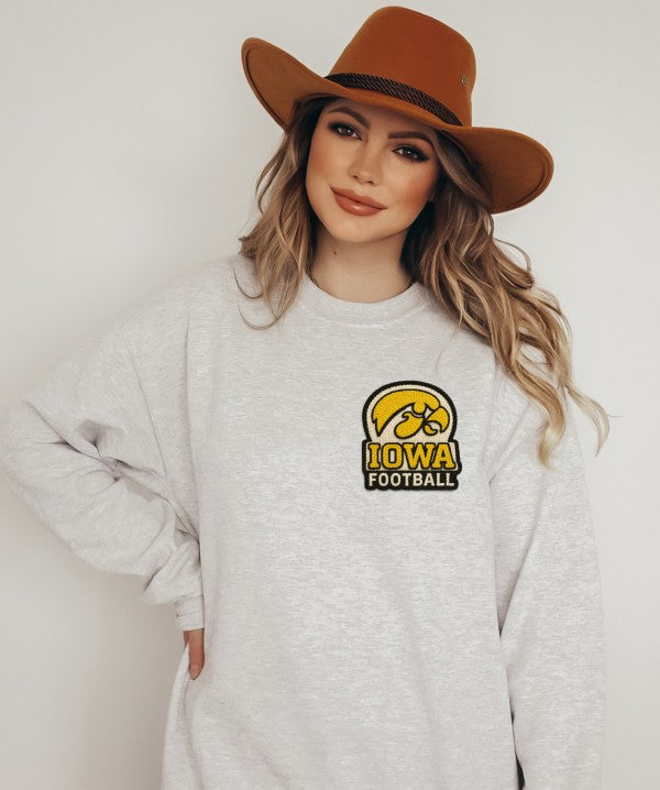 Iowa Latch Work Graphic Crewneck Sweatshirt