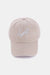 Zenana Washed Embroidered City Baseball Cap