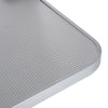 42' Folding Dog Pet Grooming Table Stainless Steel Frame Rubber Mat on Board with Adjustable Arm and Clamps pet dog Cat Grooming Table (SILVER-GRAY COLOR)