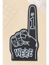 Black NO.1 Game Day Sports Cheerleading Party Foam Hand Prop