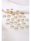 Gold 24Pcs Butterfly Leaf Hollowed Heart Twisted Ring Set