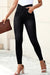 Black Arched Waist Stretchy Slim Fit Jeans