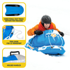 Watersports Snow Tube Bobsled for Kids and Adults w Front Snow Shield