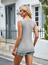 Scoop Neck Wide Strap Tank