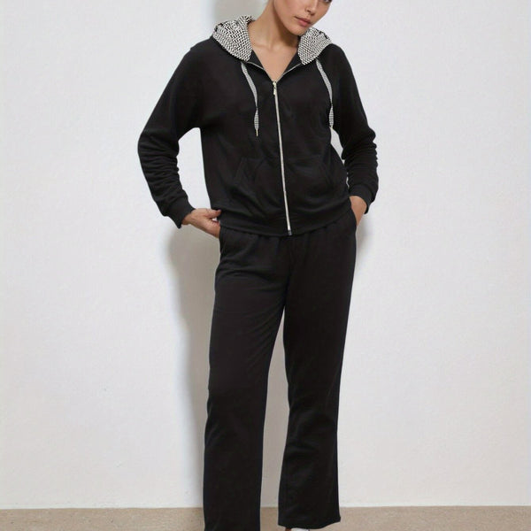 ComfyChic Plus Size Hoodie Set Activewear