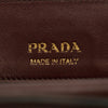 Prada Calfskin Bicolor Red x Burgundy Shoulder Bag