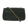 Chanel Matelasse Lambskin Black Single Flap Shoulder Bag