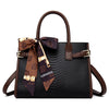 Cocoa Yacht Club Leather Embossed Snakeskin Handbag