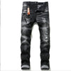 Cocoa Yacht Club Black & Gray Distressed Jeans