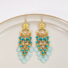 Cocoa Yacht Club Vintage Water Droplet Tassel Earrings