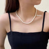 Cocoa Yacht Club French Vintage Pearl Choker