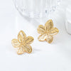 Cocoa Yacht Club Gold Flower Earrings