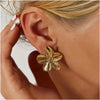 Cocoa Yacht Club Gold Flower Earrings