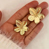 Cocoa Yacht Club Gold Flower Earrings