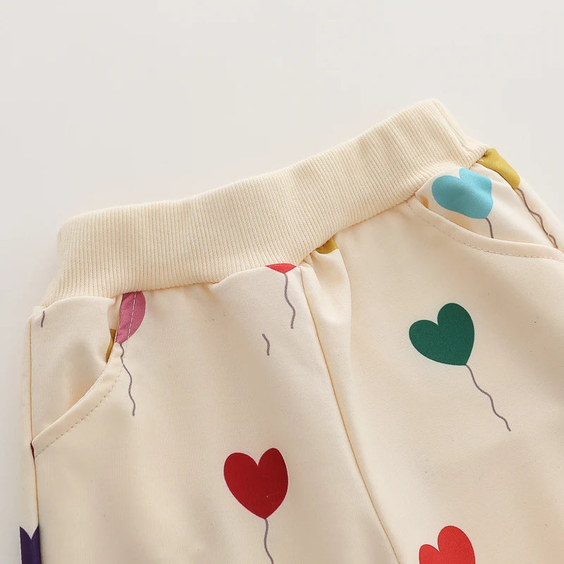 Cocoa Yacht Club Love Balloon 2PC Infant Pants Set