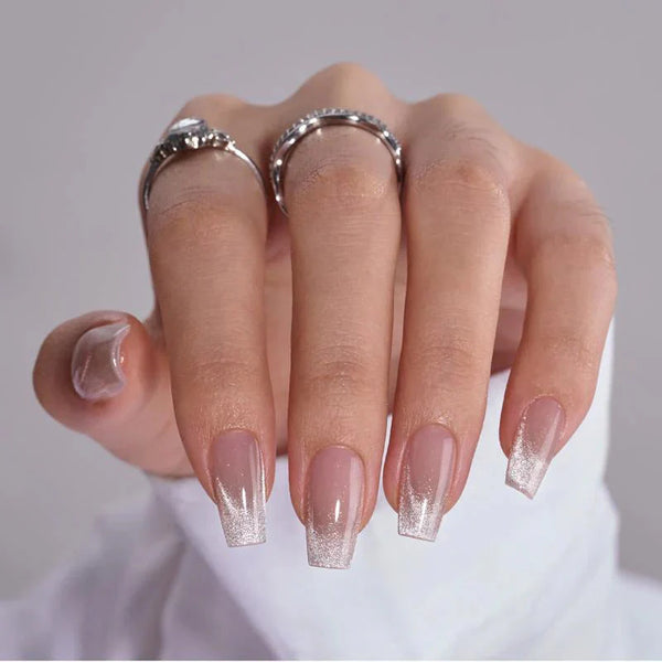 Starlight Shimmer Coffin Nails - Press On Nails