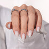 Milky Way Almond Nails - Press On Nails