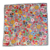 Floral Leopard Vintage Scarf Drawstring Crossbody Bag