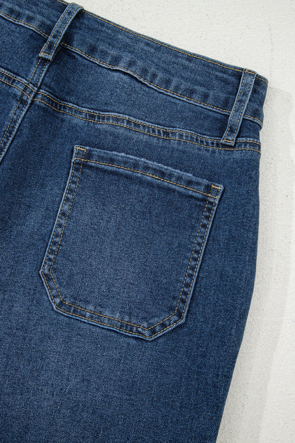Ashleigh Blue Cropped High Rise Wide Leg Jeans