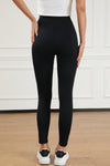 Black Arched Waist Seamless Active Leggings - Cocoa Yacht Club