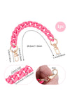 Black Acrylic Chain Golden Hook Bag Accessory