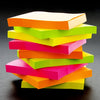 90 Ct. 3" X 3" Neon Stick On Notes (12/Shrink) - Sticky Notes