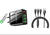 3 port LED Display High Speed Wall Charger Black + 3 in 1 Cable Combo