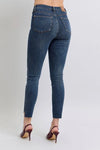 Judy Blue Full Size High Waist Tummy Control Step Hem Skinny Jeans Plus Size