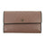 Chanel Matelasse Bicolor Long Trifold Embossed Wallet Pink