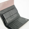 Chanel Matelasse Bicolor Long Trifold Embossed Wallet Pink