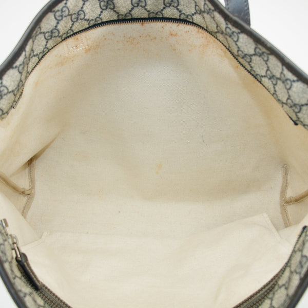 Gucci GG Supreme Canvas Coated Blue Shoulder Bag