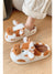 Coffee Plush Cartoon Cow Thermal Home Slippers