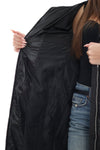 Genuine Silver Fox Fur Alternative Down Fill Coat