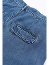 Dark Blue Slouchy Pocket Casual Wide Leg Jeans