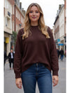 Basic Bae Round Neck Dropped Shoulder Sweater