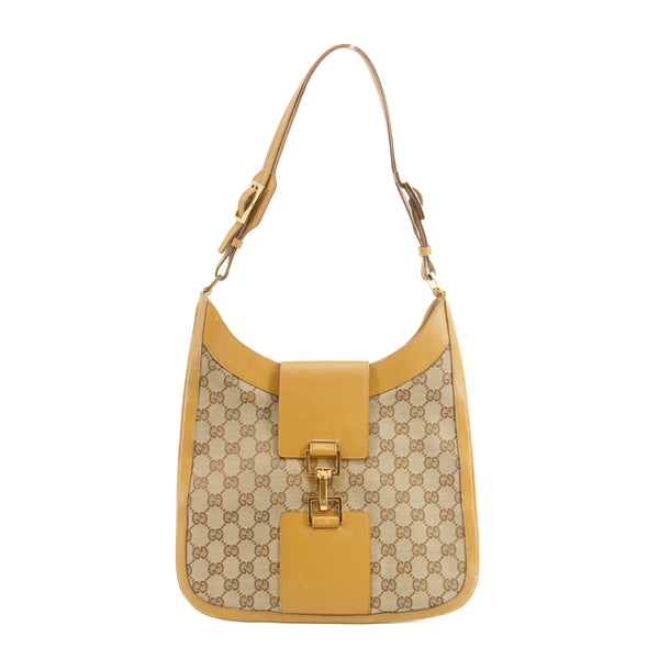 Gucci GG Canvas Beige One Shoulder Bag