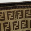 Fendi FF Zucchino Patter Beige Shoulder Bag