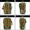 JupiterGear Tactical MOLLE Military Pouch Waist Bag for Hiking, Running and Outdoor Activities