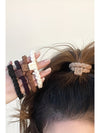 Khaki 5Pcs Braided Elastic Hairband