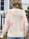  Angel Wings Round Neck Long Sleeve Sweater.