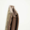 Gucci Beige & Pink GG Canvas French Flap Long Wallet