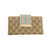 Gucci Beige & Pink GG Canvas French Flap Long Wallet