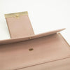 Gucci Beige & Pink GG Canvas French Flap Long Wallet