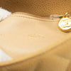 Chanel Beige Caviar Skin Quilted Matelase Shoulder Bag