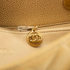Chanel Beige Caviar Skin Quilted Matelase Shoulder Bag