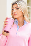 Pink Portable Travel Insulated Coffee Tumbler Cup
