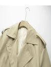 Cocoa Yacht Club Double Breasted Belted Trench Overcoat