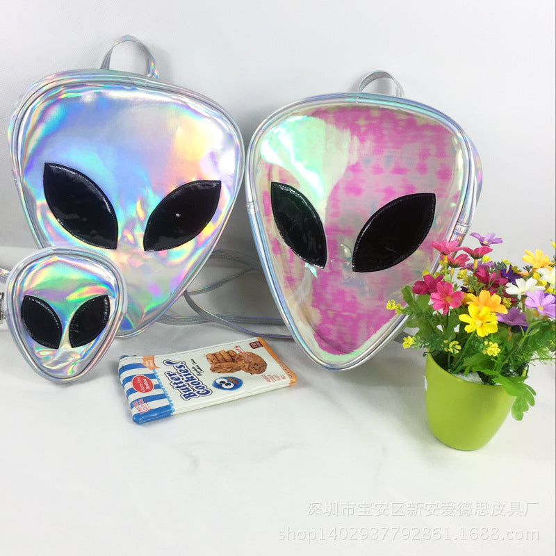 Cocoa Yacht Club Laser Transparent 3D Alien Backpack